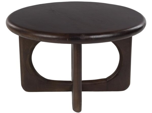 Housecraft Living Hnědý dřevěný konferenční stolek Jani ø 60 cm