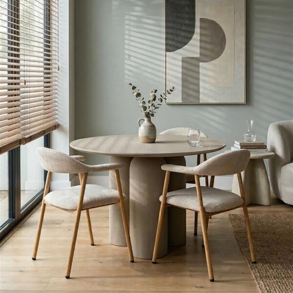 Housecraft Living Béžový jídelní stůl Ces ø 120 cm