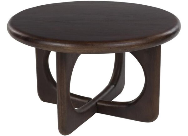 Housecraft Living Hnědý dřevěný konferenční stolek Jani ø 60 cm