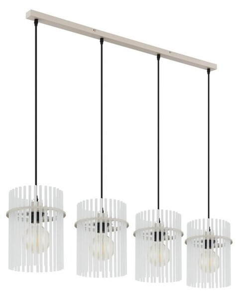 Závěsné svítidlo 4x E27 piesková IP20 GLOBO lighting GORLEY 15698-4HB