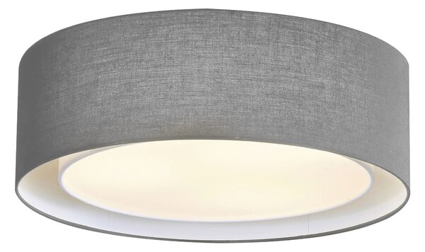 Minimalistické stropní svítidlo Milo šedé