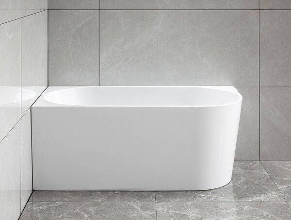Aqualine Aqualine, TIBERA L volně stojící vana 140x70 cm, bílá, E1066