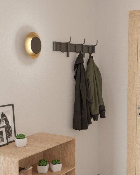 Eglo 900988 - LED Nástěnné svítidlo TOCINA LED/11W/230V zlatá/černá