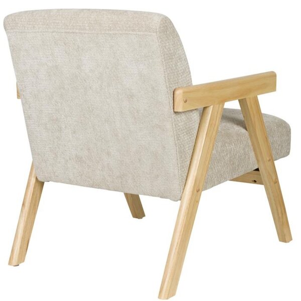 Housecraft Living Béžové čalouněné lounge křeslo Panadero