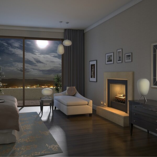 Immax NEO 07066L - LED RGBW Stmívatelný lustr COCONO 1xE27/8,5W/100-240V 24 cm