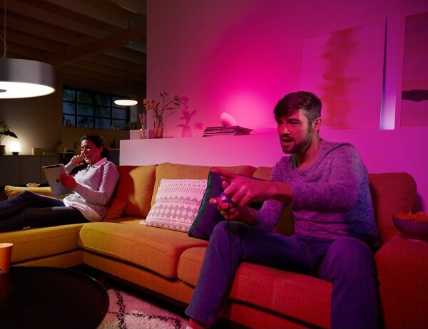 SADA 2x LED Stmívatelná žárovka Philips Hue White And Color Ambiance E27/9W/230V
