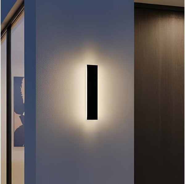 LED Venkovní nástěnné svítidlo MIRANA LED/8W/230V 4000K IP44 30 cm černá