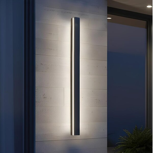 LED Venkovní nástěnné svítidlo MIRANA LED/25W/230V 4000K IP44 120 cm černá