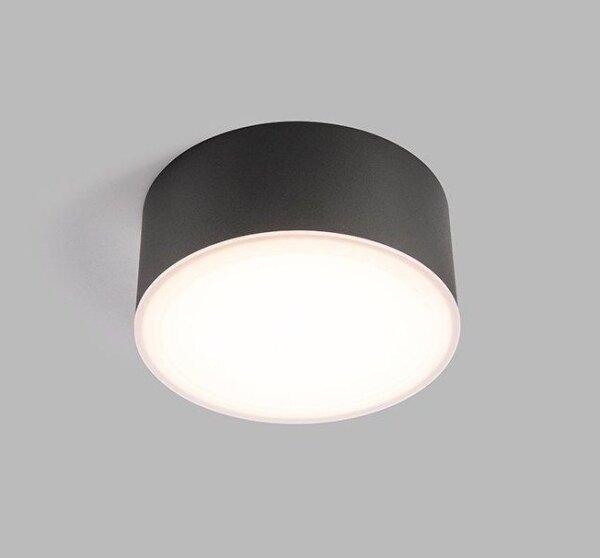 LED2 - LED Stropní svítidlo BUTTON LED/17W/230V antracit