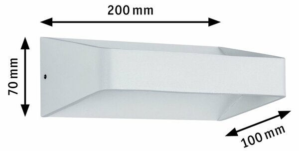 Paulmann nástěnné svítidlo Bar LED 5,5W bílá 707.90 P 70790