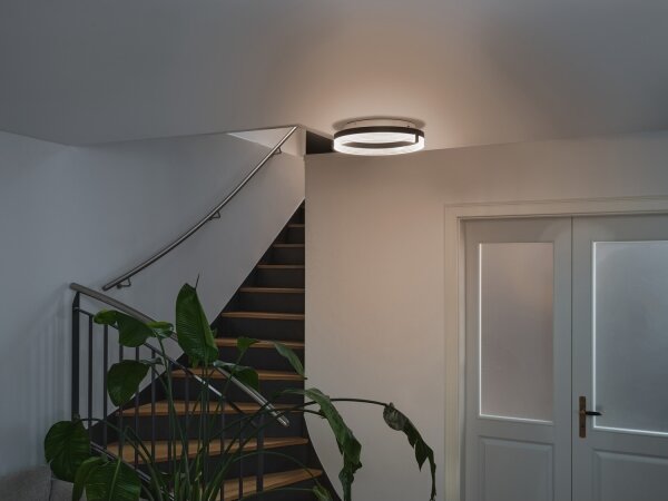 Osram - LED Stropní svítidlo DECOR CIRCLE LED/25W/230V pr. 40 cm černá/bílá