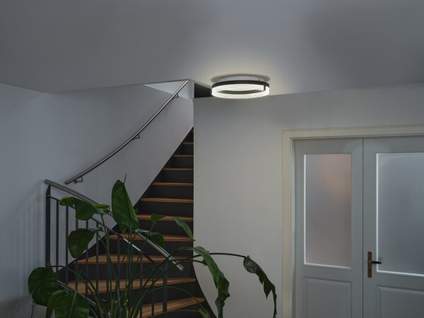 Osram - LED Stropní svítidlo DECOR CIRCLE LED/25W/230V pr. 40 cm černá/bílá