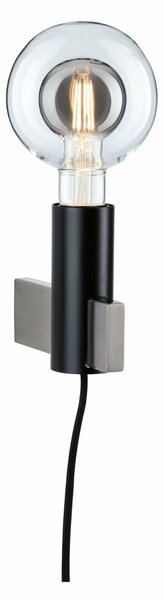 PAULMANN Nástěnné svítidlo Aik max. 1x20W E27 černá 797.62
