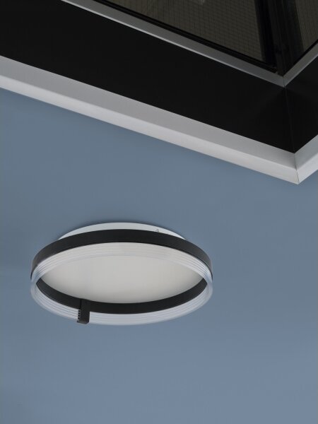 Osram - LED Stropní svítidlo DECOR CIRCLE LED/25W/230V pr. 40 cm černá/bílá