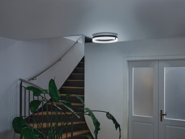 Osram - LED Stropní svítidlo DECOR CIRCLE LED/25W/230V pr. 40 cm černá/bílá
