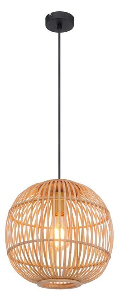 Globo 15368H - Lustr na lanku HILDEGARD 1xE27/60W/230V bambus