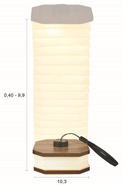 -25 % Dny MOMENTI– Zuiver Bílá nabíjecí stolní LED lampa CAKE