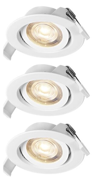Osram - SADA 3x LED Podhledové svítidlo SPOT LED/4,9W/230V 2700K bílá
