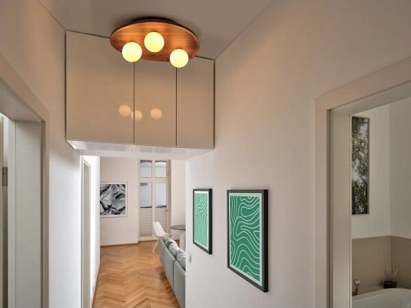 Osram - Stropní svítidlo ACACIA NEST 3xG9/5W/230V akácie