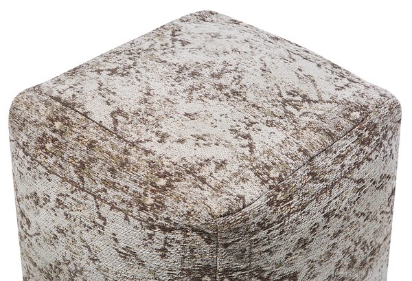 Puf MEERUT Bavlna Taupe