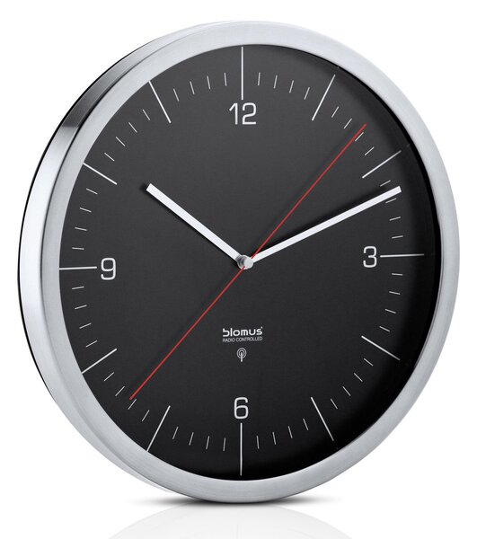 Nástěnné hodiny CRONO černé Ø 30,5 cm BLOMUS