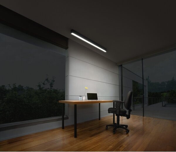 Osram - LED Stmívatelné stropní svítidlo OFFICE LINE LED/30W/230V 112,6 cm černá