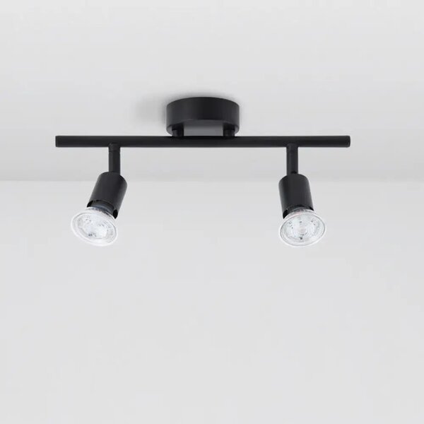 Designové bodové svítidlo Lup 31 černé – Černá