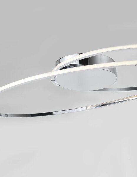 LED stropní svítidlo Viareggio 60 Chrome – Šedá