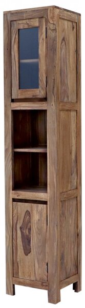 Skříňka do koupelny Gani 40x190x35 z indického masivu palisandr