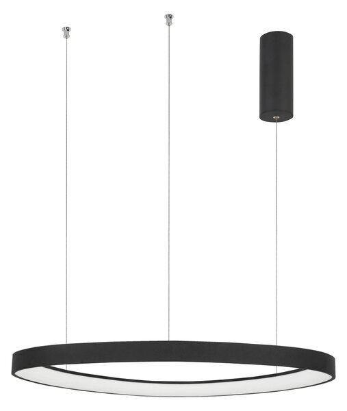 LED lustr Esteva 65 černé – Černá