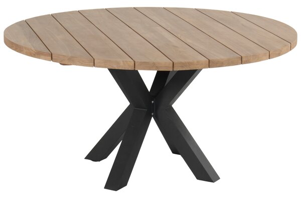 Zahradní kulatý stůl Stephanie Hartman o rozměru r.150cm Barva: black