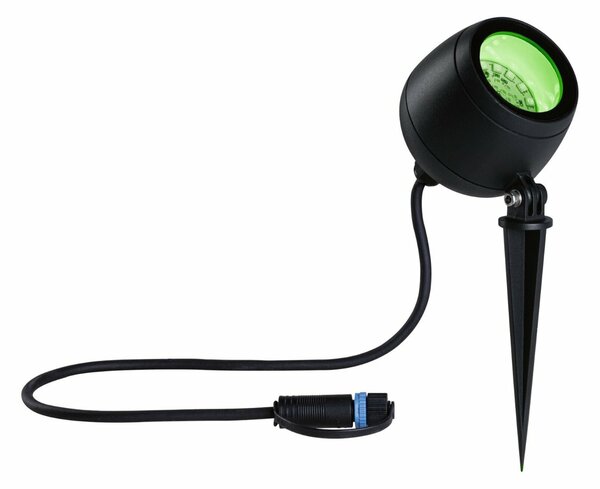 PAULMANN Plug & Shine LED bodové zahradní světlo Smart Home Zigbee Kikolo IP65 RGBW+ 6,2W antracit 947.69