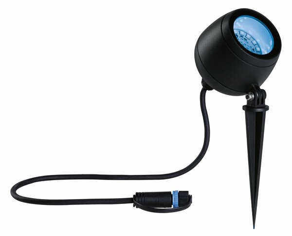 PAULMANN Plug & Shine LED bodové zahradní světlo Smart Home Zigbee Kikolo IP65 RGBW+ 6,2W antracit 947.69