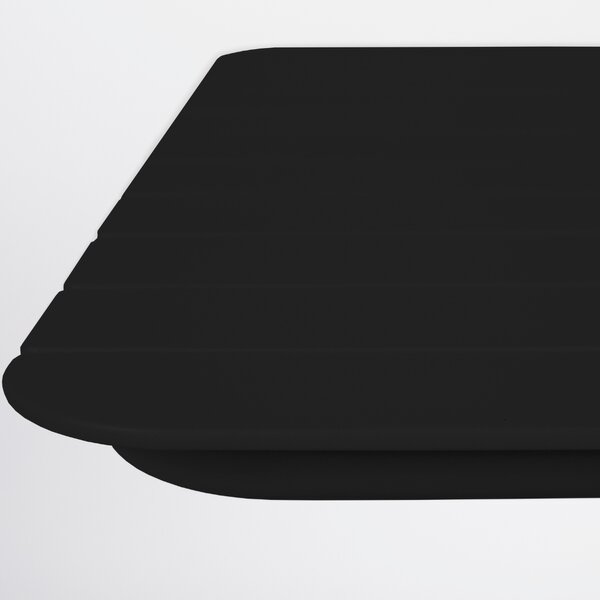 Zuiver Černý kovový zahradní bistro stůl VONDEL 71 x 71 cm