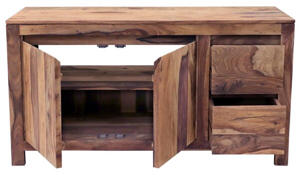 Skříňka pod umyvadlo Gani 130x70x45 z indického masivu palisandr