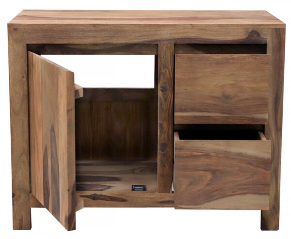 Skříňka pod umyvadlo Gani 90x70x45 z indického masivu palisandr