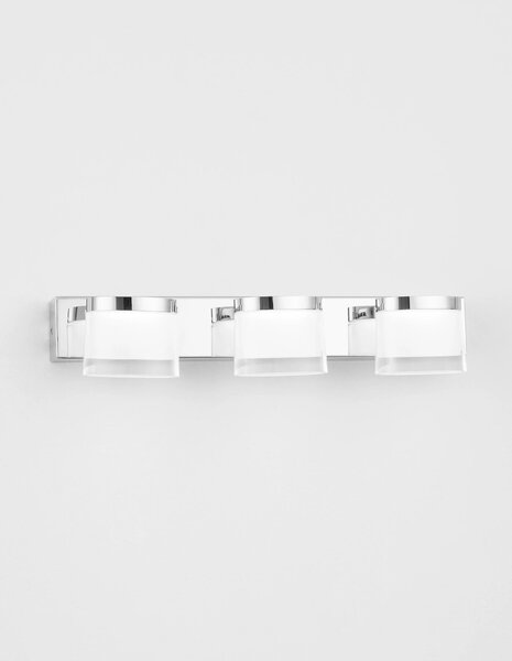 Moderní nástěnné svítidlo Sabia 38 Chrome – Šedá