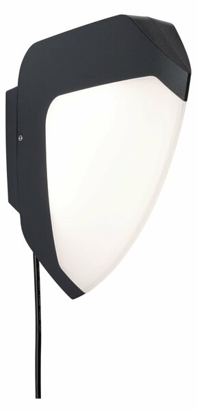 PAULMANN Park + Light LED venkovní nástěnné svítidlo Ikosea IP44 50x203mm 3000K 5,6W 12V antracit umělá hmota
