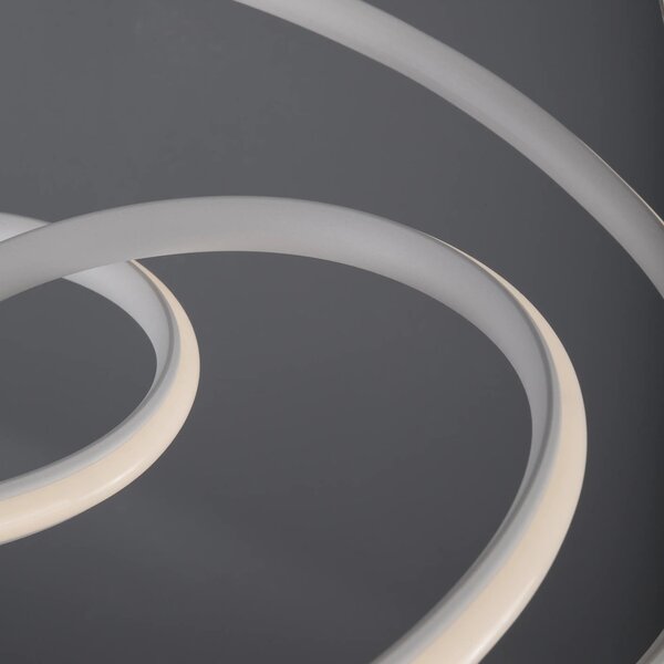 LED lustr Menton 52 bílé – Bílá