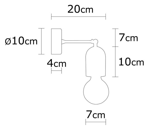 Opviq Nástěnná lampa Datca natural