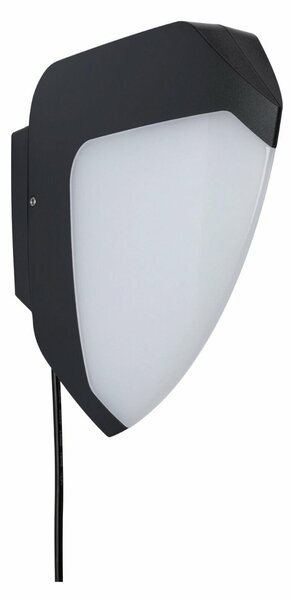 PAULMANN Park + Light LED venkovní nástěnné svítidlo Ikosea IP44 50x203mm 3000K 5,6W 12V antracit umělá hmota