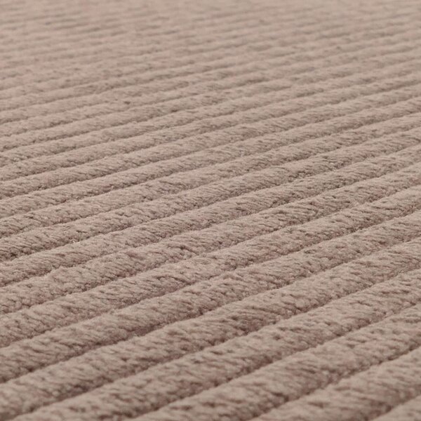 Sada 6 jídelních židlí HWC-O26, kuchyňská židle čalouněná židle, kord (330g/m²) látka/textil kov taupe