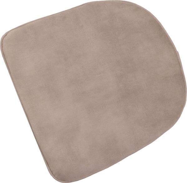 Sada 2 jídelních židlí HWC-O28, kuchyňská židle čalouněná židle, látka/textil (340g/m²) kov taupe