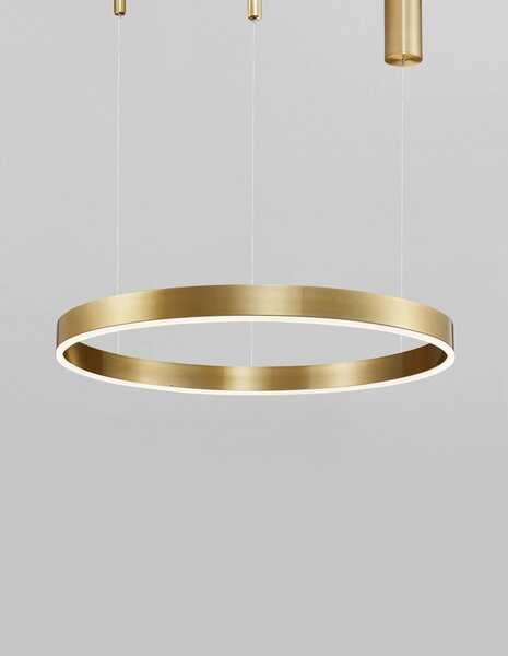 LED lustr Motif 60 zlaté stmívatelné – Zlatá