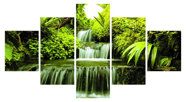 Obraz - Indonéské vodopády (125x70 cm)