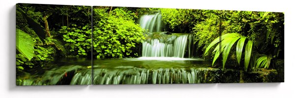 Obraz - Indonéské vodopády (170x50 cm)