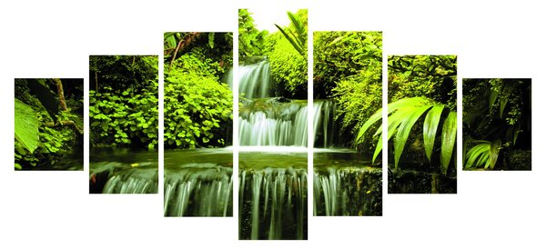 Obraz - Indonéské vodopády (210x100 cm)