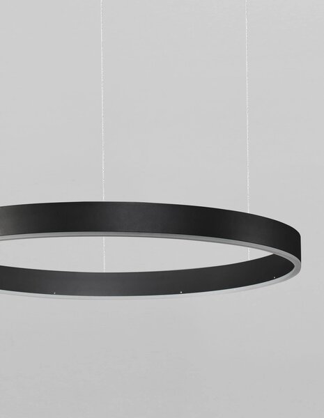 LED lustr Motif 60 černé stmívatelné – Černá