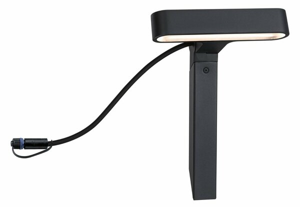 PAULMANN Plug & Shine LED spot Ito IP65 3000K 6W antracit horizontální