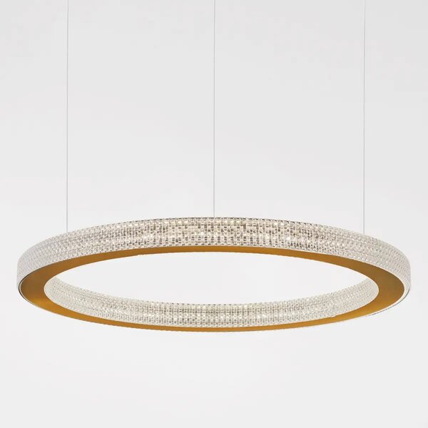 LED lustr Fiore 60 zlaté – Zlatá